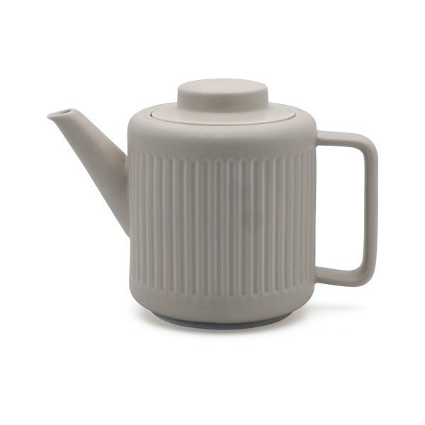 Pilkos spalvos iš porceliano su koštuvu arbatinukas 1,2 l Skagen – Bredemeijer