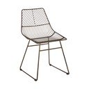 Bronzinės spalvos iš metalo valgomojo kėdė District – Premier Housewares