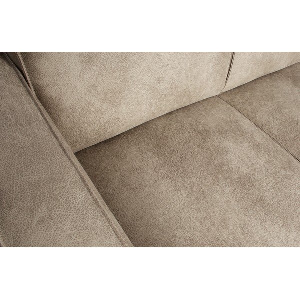 Pilka dirbtinės odos sofa BePureHome Statement, 280 cm-image-1