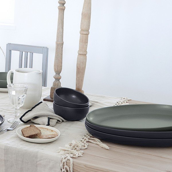 Serviravimo padėklas iš akmens masės šviesiai žalios spalvos 32x20.5 cm Pacifica – Casafina-image-2