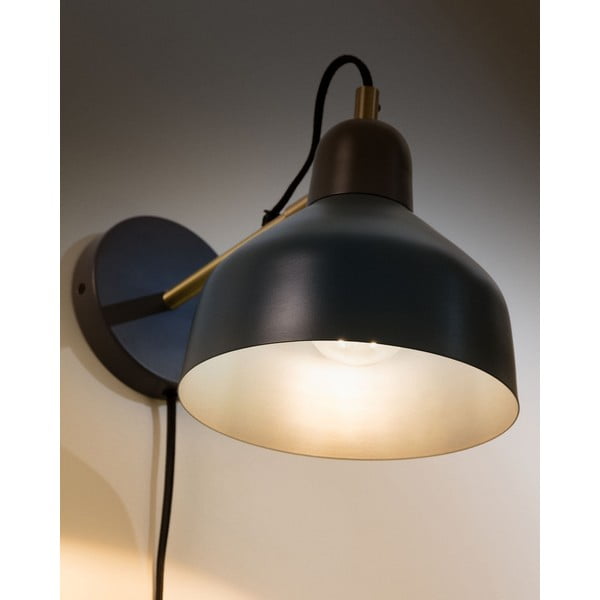 Smaragdinės spalvos sieninė lempa Olimpia – Kave Home-image-3