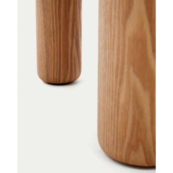 Apvalios formos valgomojo stalas iš uosio ø 120 cm Mailen – Kave Home-image-1