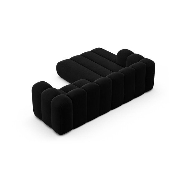 Kampinė sofa antracito spalvos (su kairiuoju kampu) Lupine – Micadoni Home-image-3