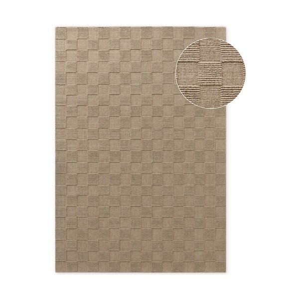 Rankų darbo rudos spalvos iš vilnos kilimas 200x300 cm Scala – Villeroy&Boch