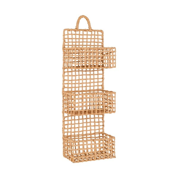 Iš metalo kelių aukštų sieninė lentyna natūralios spalvos 25 cm Sines – House Nordic-image-1