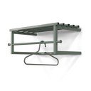 Pilkai žalios spalvos iš metalo sieninė lentyna su lentyna 76 cm Marco – Spinder Design