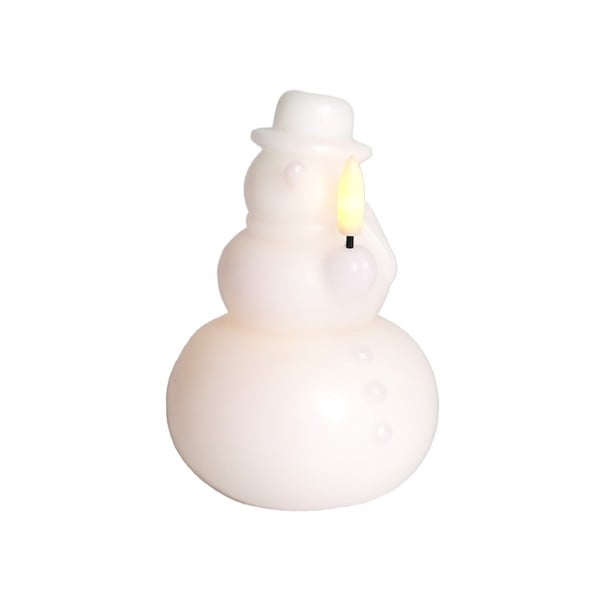 Šviečianti Kalėdų dekoracija baltos spalvos ø 9 cm Eva – Sirius