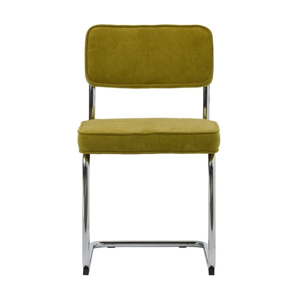 Iš velveto valgomojo kėdė žalios spalvos Rupert – Unique Furniture-image-4