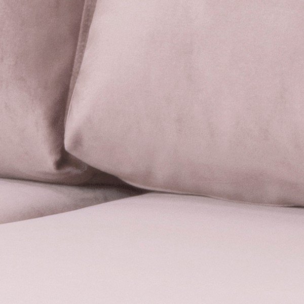 Rausvos spalvos aksomo sofa Actona Norwich, kampas kairėje-image-4