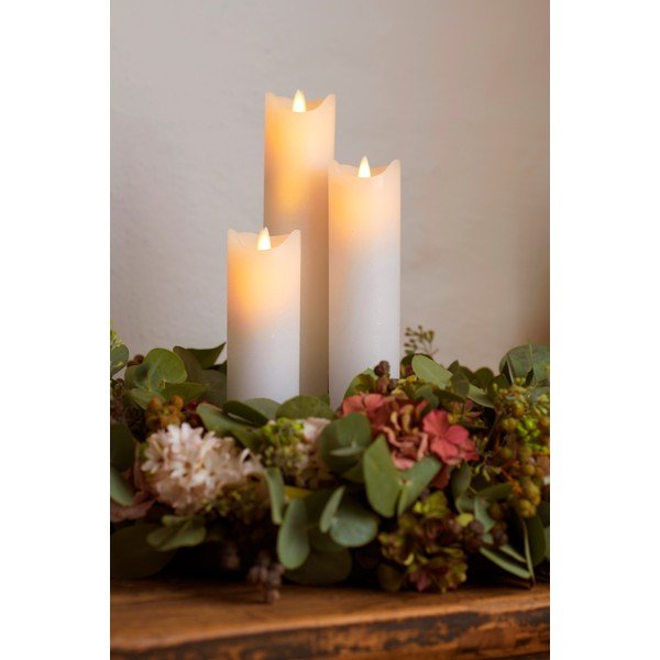 Baltos spalvos šviečianti dekoracija reikia baterijų ø 5 cm Sara Exclusive – Sirius-image-1