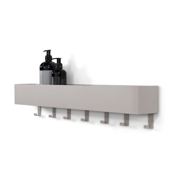 Sieninė taupe spalvos iš plieno vonios lentyna Multi – Spinder Design-image-2