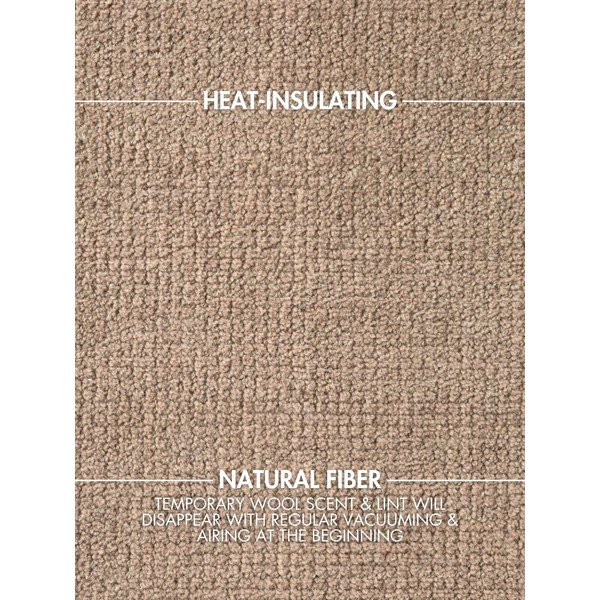 Rankų darbo smėlio spalvos iš vilnos kilimas 120x170 cm Greenwich – Ted Baker-image-4