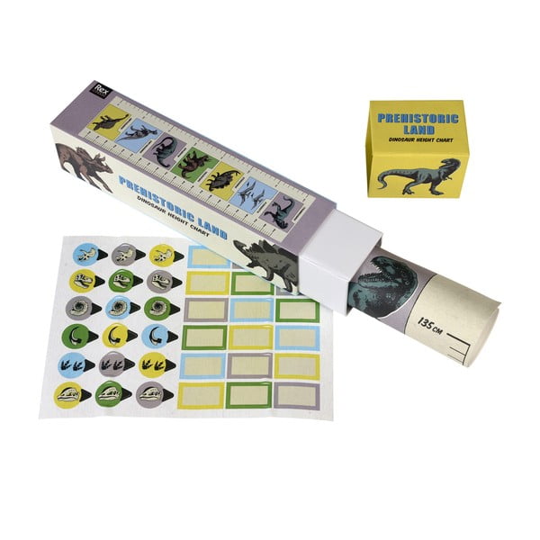 Metras vaikų lipdukas ant durų/ant sienos 28x115 cm Prehistoric Land – Rex London-image-1
