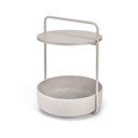 Apvalios formos šoninis stalas ø 50 cm Tavolino Nougat – MiaCara