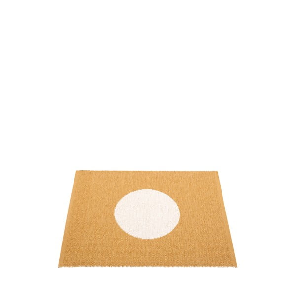 Ochros spalvos lauko ir vidaus kilimas 70x90 cm Vera Ochre – Pappelina