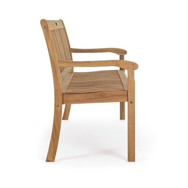 Natūralios spalvos medžio masyvo sodo suoliukas Noemi – Bizzotto-image-3