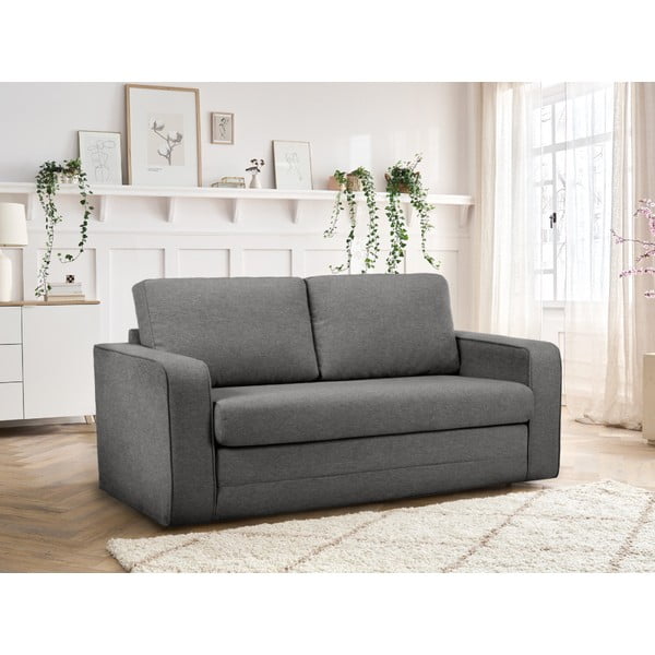 Sulankstoma sofa pilkos spalvos 160 cm Come – Bobochic Paris-image-1
