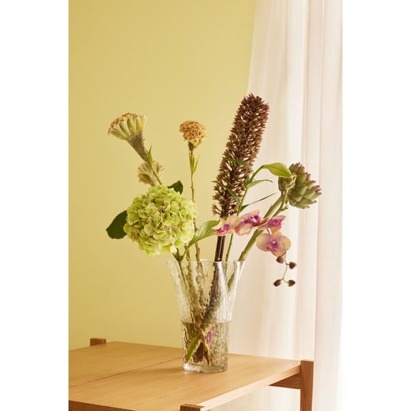 Iš stiklo  vaza (aukštis 30 cm) Ruffle – Hübsch-image-1