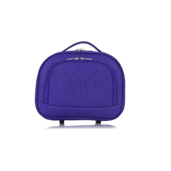 Violetinės spalvos kosmetinis dėklas LPB Anna, 10,3 l