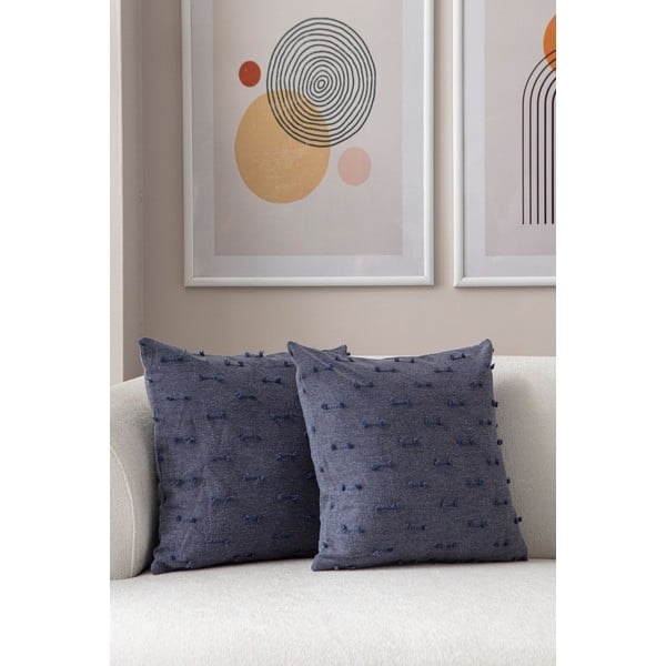 Dekoratyviniai pagalvių užvalkalai 2 vnt. 43x43 cm Tuffet – Mioli Decor-image-2