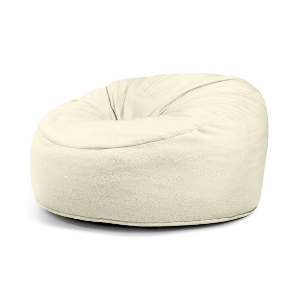 Kreminės spalvos iš boucle sėdmaišis Om 135 – SLOWDOWN