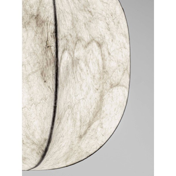 Baltos spalvos iš metalo kabantis šviestuvas ø 42 cm su tekstiliniu gaubtu Pierida – Nova Luce-image-2