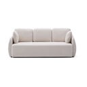 Kreminės spalvos iš šenilinio audinio sulankstoma sofa 225 cm Laira – Kave Home
