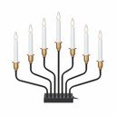 Šviečianti Kalėdų dekoracija juodos spalvos Brosa – Markslöjd