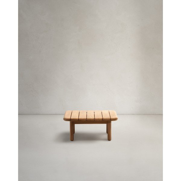 Iš tikmedžio masyvo sodo kavos staliukas 70x70 cm Turqueta – Kave Home-image-4