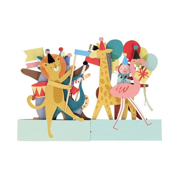 Atvirukas Animal Parade – Meri Meri-image-2