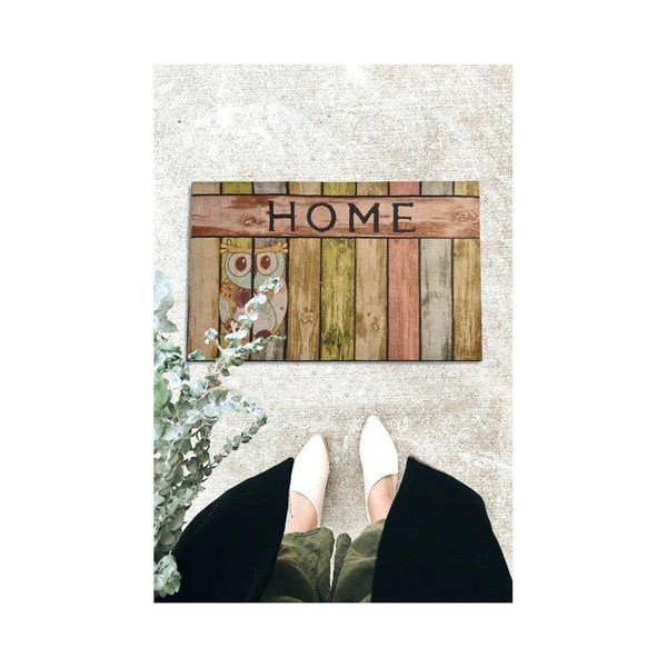 Durų kilimėlis "Home Owl", 70 x 45 cm