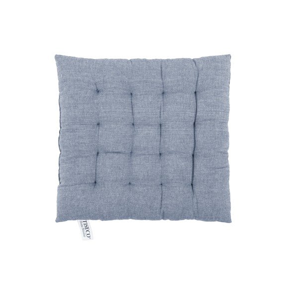 Mėlyna sėdynės pagalvėlė Tiseco Home Studio, 40 x 40 cm-image-1