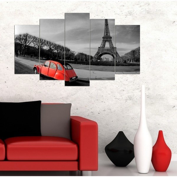 Daugiasluoksnis 3D Art Romantic Eiffel, 102 x 60 cm-image-1