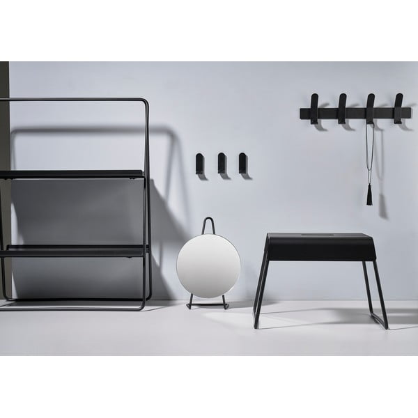 Juodas plieninis sieninis stovas Zone A-Rack-image-3