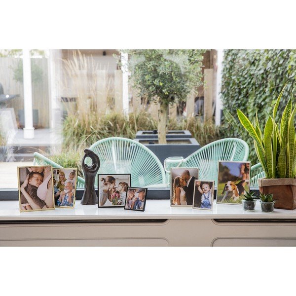 Iš metalo pastatomas/pakabinamas rėmas auksinės spalvos 11x16 cm Sweet Memory – Zilverstad-image-3