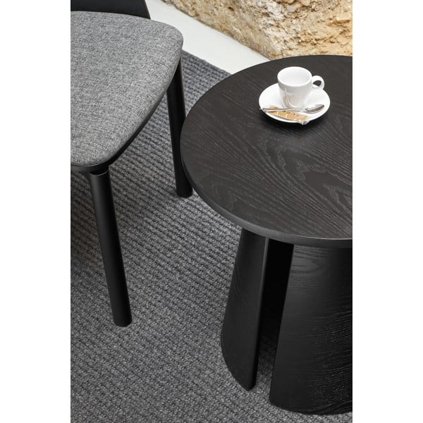 Juodas šoninis staliukas Teulat Cep, ø 50 cm-image-2