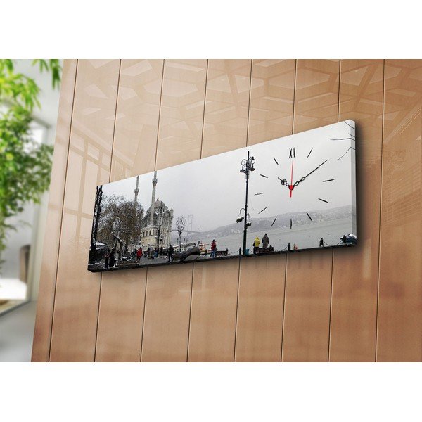 Paveikslas - laikrodis Wallity, 30 x 90 cm-image-1