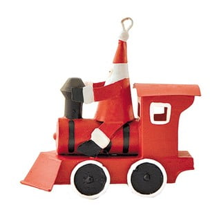 Kalėdinė dekoracija G-Bork Santa in Red Train