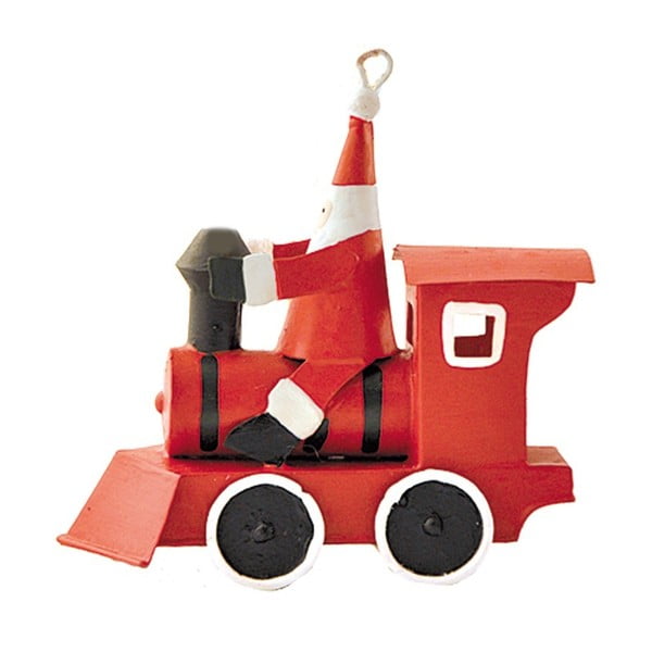 Kalėdinė dekoracija G-Bork Santa in Red Train