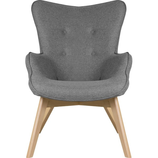 Pilkos spalvos krėslas Niko – Ropez-image-2