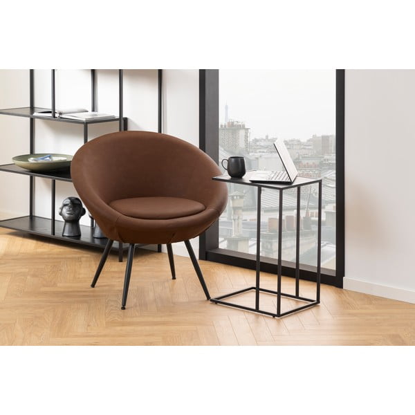 Šoninis stalas su marmuro dekoro stalviršiu 43x35 cm Infinity – Actona-image-2