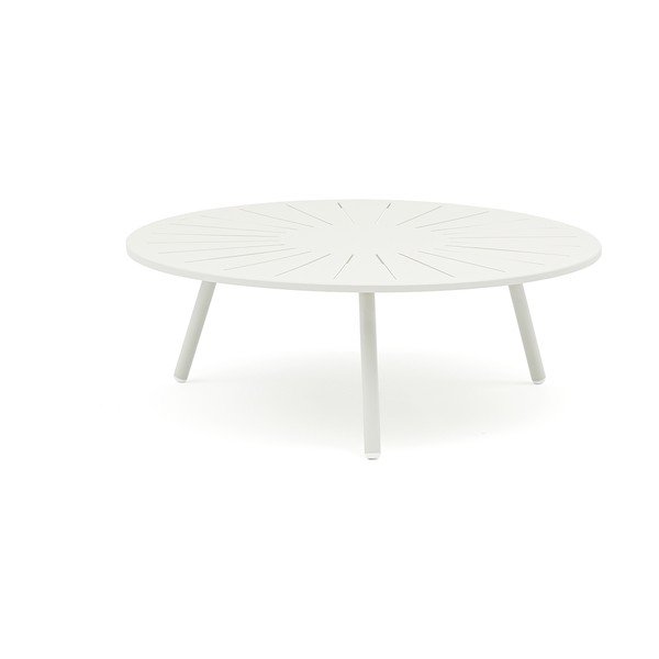Sodo valgomojo stalas iš aliuminio apvalios formos ø 110 cm Fleole – Ezeis-image-1