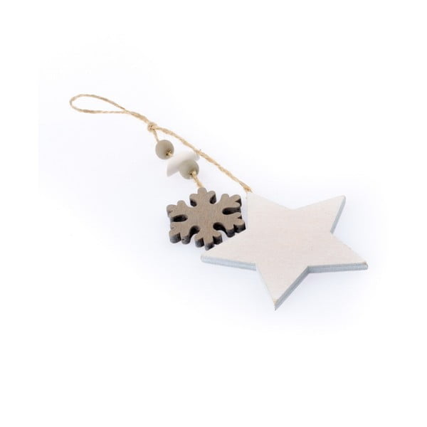 Kabanti žvaigždės ir snaigės formos kalėdinė dekoracija Dakls Marianne
