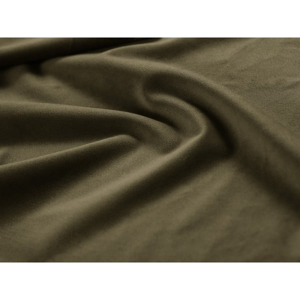 Žalios spalvos dvigulė lova audiniu dengta su sandėliavimo vieta su lovos grotelėmis 180x200 cm Campi – Cosmopolitan Design-image-3