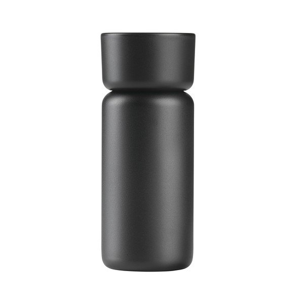 Juodos spalvos iš nerūdijančio plieno termo puodelis 400 ml Singles – Zone-image-2