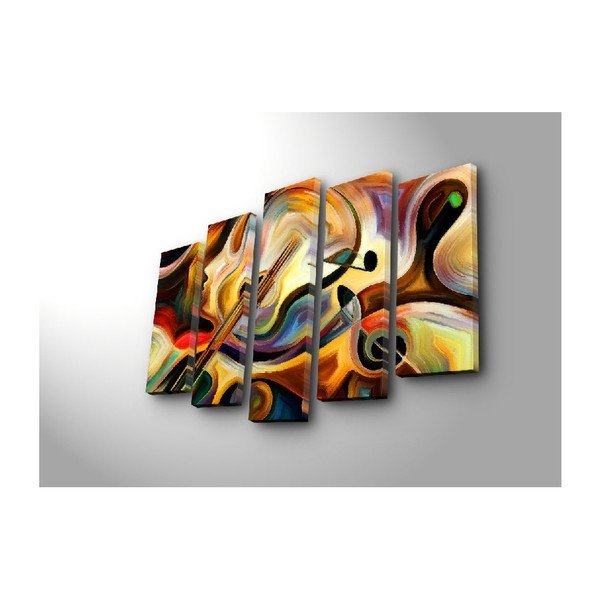 Kelių dalių paveikslas Abstract Music, 105 x 70 cm-image-1