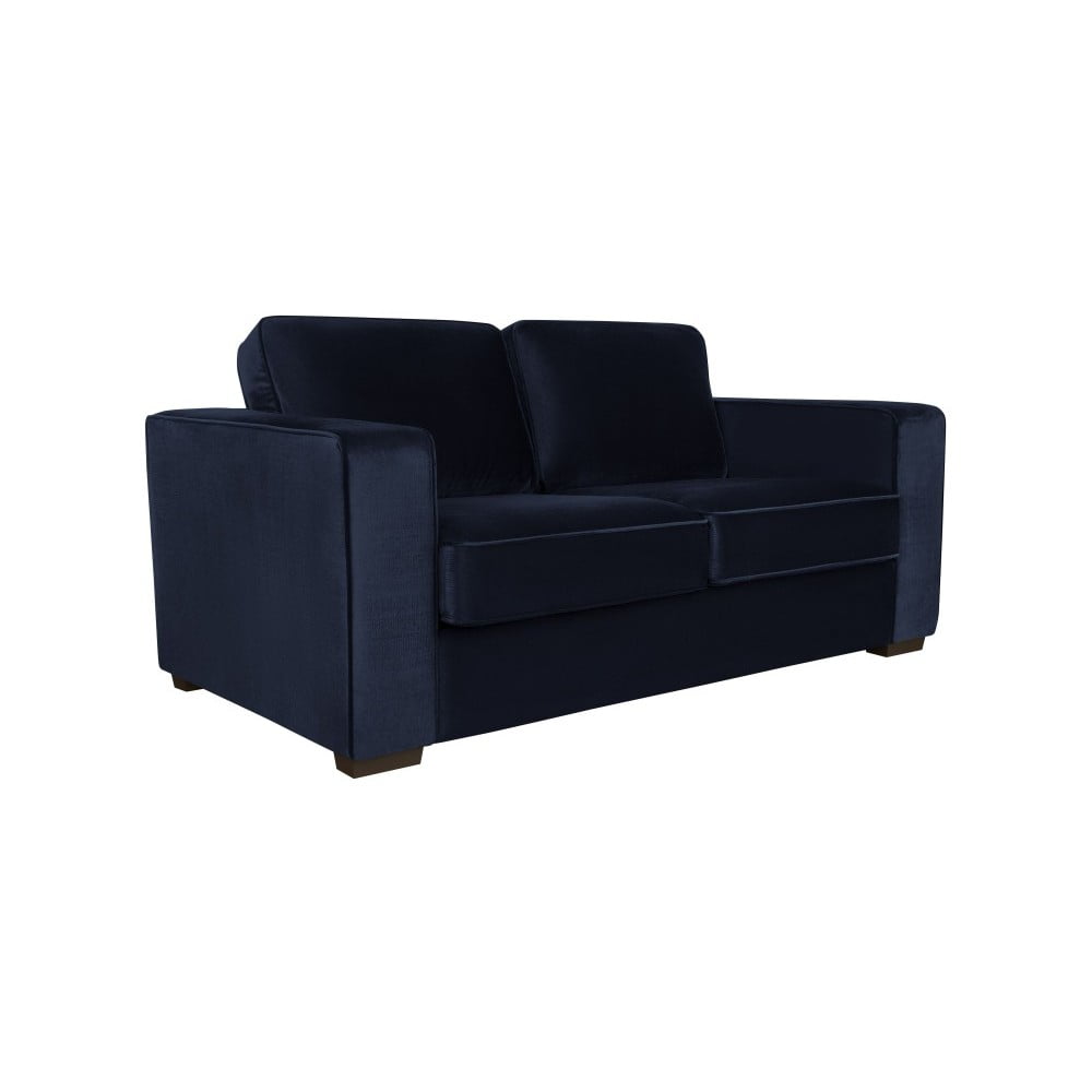 Tamsiai mėlyna dvivietė sofa Cosmopolitan Design Denver