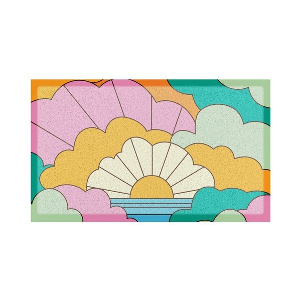 Iš perdirbto plastiko grindų kilimėlis 40x70 cm Elizabeth Olwen  – Artsy Doormats