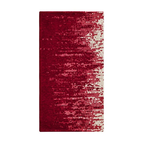 Skalbiamas kilimas bordo spalvos 55x115 cm Tamigi Rosso – Floorita