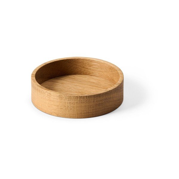 Dekoratyvinė natūralios spalvos iš medžio daiktadėžė ø 11x3 cm Circle S – LIND DNA